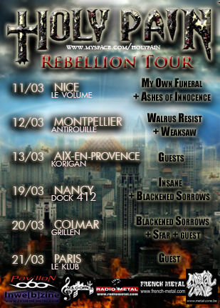 Toutes les dates de concerts !!!